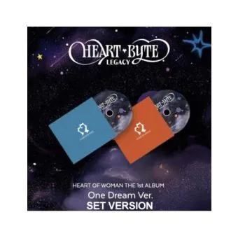 ألبوم HEART OF WOMAN 1st Album Heart Byte LEGACY النسخة الكاملة One Dream 2CD