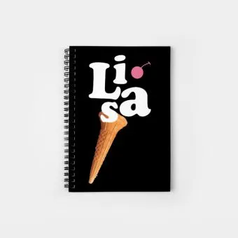 Black Pink Notepad LISA — Black Collectible Ver.