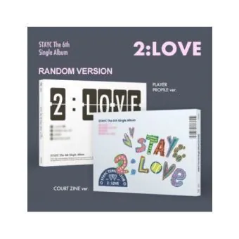 ألبوم STAYC 6th Single Album 2 LOVE النسخة العشوائية CD