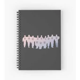 Seventeen K pop Notebook — Navy Stylish Ver.