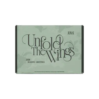 غلاف JUN.K 2026 Season’s Greetings إصدار Unfold The Wings