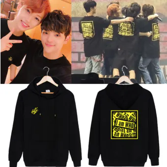 Stray Kids Pullover Hoodie Who — Beige Exclusive Ver.