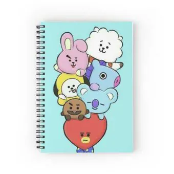 Bt21 K pop Notebook — Beige Edition