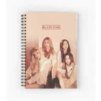 Black Pink K pop Notebook Signature — Navy Limited Ver.