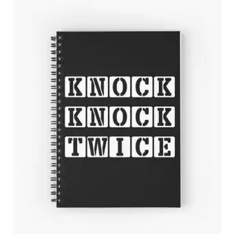 Twice Spiral Notebook — Black Classic Ver.