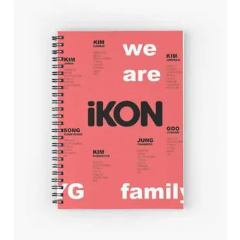 Ikon Spiral Notebook — Pink Collectible Ver.