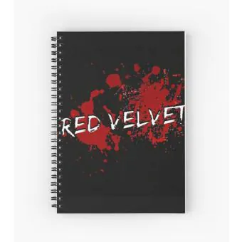 Red Velvet K pop Notebook Signature — Blue Premium Ver.