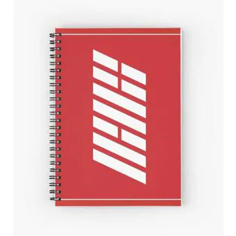 Ikon K pop Notebook — Red Collectible Ver.