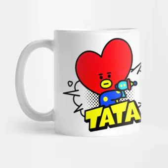 مج كيبوب Bt21 — إصدار "TATA" — Bt21 Black Edition
