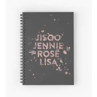 Black Pink Notepad Signature — Black Retro Edition