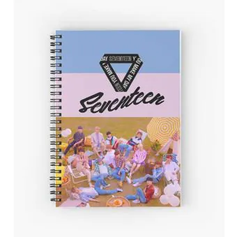 Seventeen K pop Notebook — Blue Edition