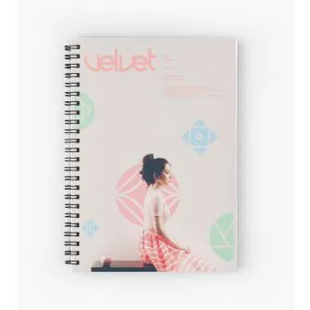 Red Velvet Spiral Notebook Signature — Beige Deluxe Ver.