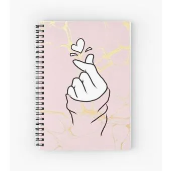 دفتر حلزوني Kpop — إصدار "Signature" — Kpop Limited Edition