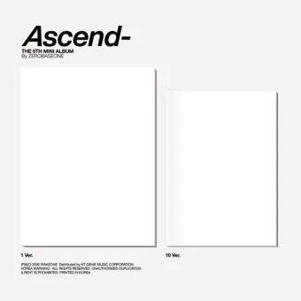 ألبوم ZEROBASEONE Ascend Photobook النسخة الكاملة 2 ألبوم