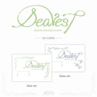 البوم اصلي النسخة العشوائية RESCENE 2nd Single Dearest QR Ver