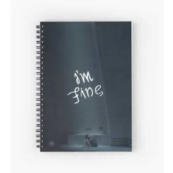 Bts Spiral Notebook — Pink Edition