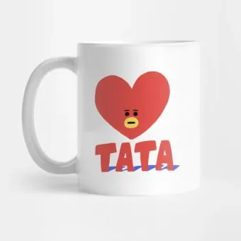 مج كيبوب Bt21 — إصدار "TATA" — Bt21 Black Edition