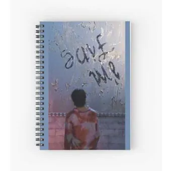 Bts K pop Notebook — Silver Casual Ver.