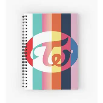 Twice K pop Notebook — White Stylish Ver.