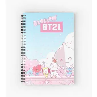 Bt21 K pop Notebook — Blue Limited Ver.
