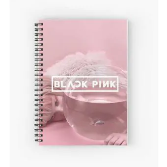 Black Pink Notepad Signature — Red Casual Ver.