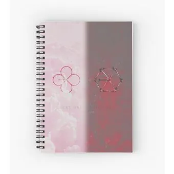 Exo K pop Notebook — White Deluxe Ver.