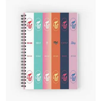 Twice Spiral Notebook — Pink Stylish Ver.
