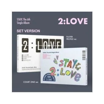 ألبوم STAYC 6th Single Album 2 LOVE النسخة الكاملة 2CD