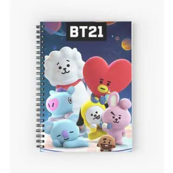 Bt21 Notebook — Green Classic Ver.