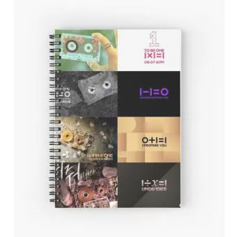 Wanna One K pop Notebook — Black Deluxe Ver.