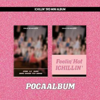 البوم اصلي ICHILLIN 3rd Mini Album Feelin Hot POCA ver