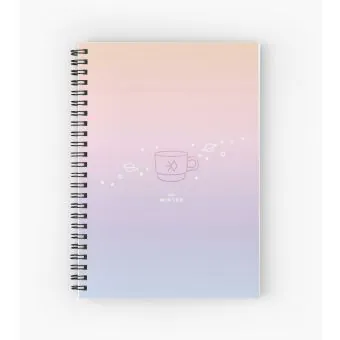 Exo Spiral Notebook — Purple Casual Ver.