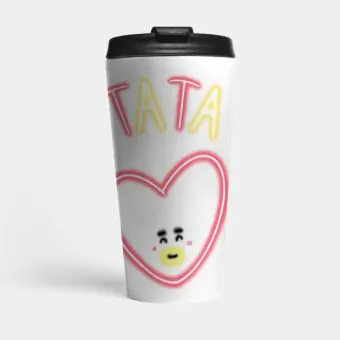 كوب حافظ Bt21 — إصدار 4 إصدار "BT21" — Bt21 Black Edition