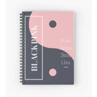 Black Pink Journal Signature — Beige Retro Ver.