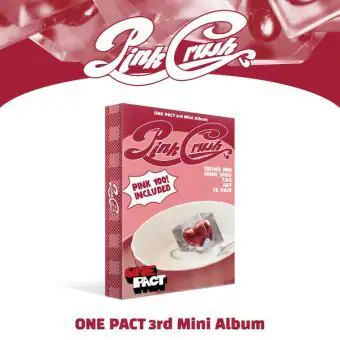 البوم اصلي ONE PACT 3rd PINK CRUSH Platform Ver