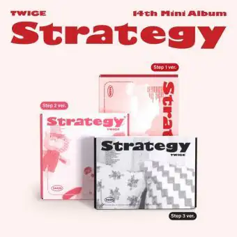البوم اصلي النسخة العشوائية TWICE 14TH STRATEGY