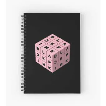 Black Pink Notepad Signature — Gold Edition