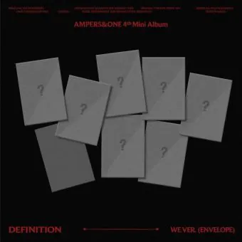 AMPERS&ONE — 4th Mini Album DEFINITION — WE — Random Version