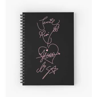 مفكرة Black Pink — إصدار "Signature" — Black Pink Limited Edition