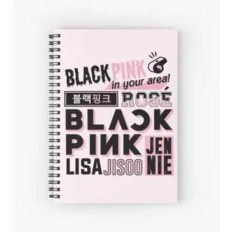 دفتر ملاحظات Black Pink — إصدار "Signature" — Black Pink Limited Edition