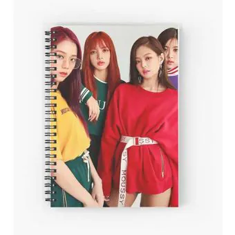 Black Pink Notepad Signature — White Stylish Ver.