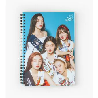 Red Velvet K pop Notebook Signature — Purple Casual Ver.