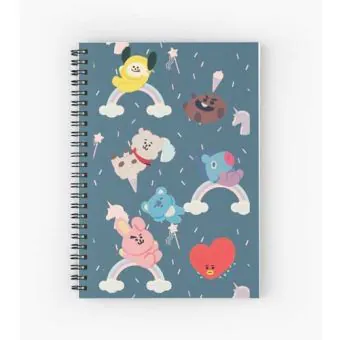 Bt21 Spiral Notebook — Navy Collectible Ver.