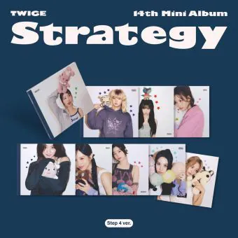 البوم اصلي النسخة العشوائية TWICE 14TH STRATEGY Step4 Ver Digipack Ver