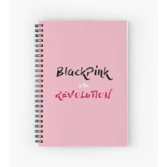 Black Pink Journal Signature — Blue Retro Ver.