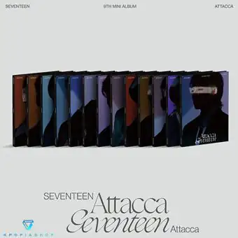 البوم اصلي النسخة العشوائية SEVENTEEN 9th Attacca CARAT ver