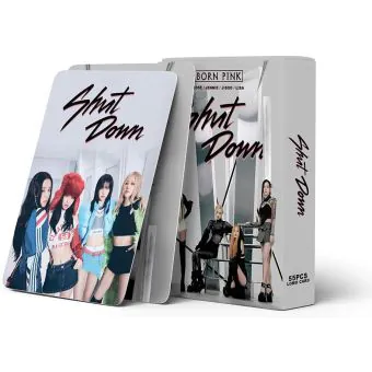 Black Pink LOMO Cards BLACKPINK- Display Ready — Gold Collectible Ver.