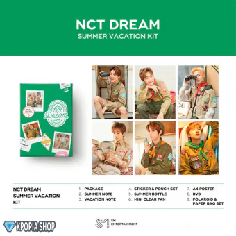 Official Product NCT DREAM 2019 NCT DREAM SUMMER VACATION KIT