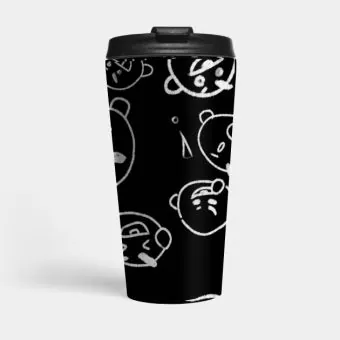 كوب حافظ Bt21 — إصدار 4 إصدار "BT21" — Bt21 Black Edition