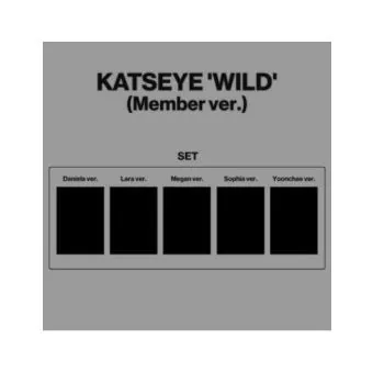 ألبوم KATSEYE WILD النسخة الكاملة MEMBER 5CD